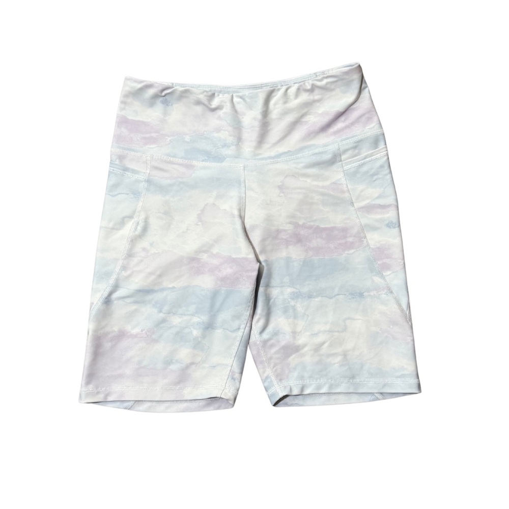 Old Navy Soft Pastel Tie-Dye Women’s Bike Shorts Shorts With Pockets